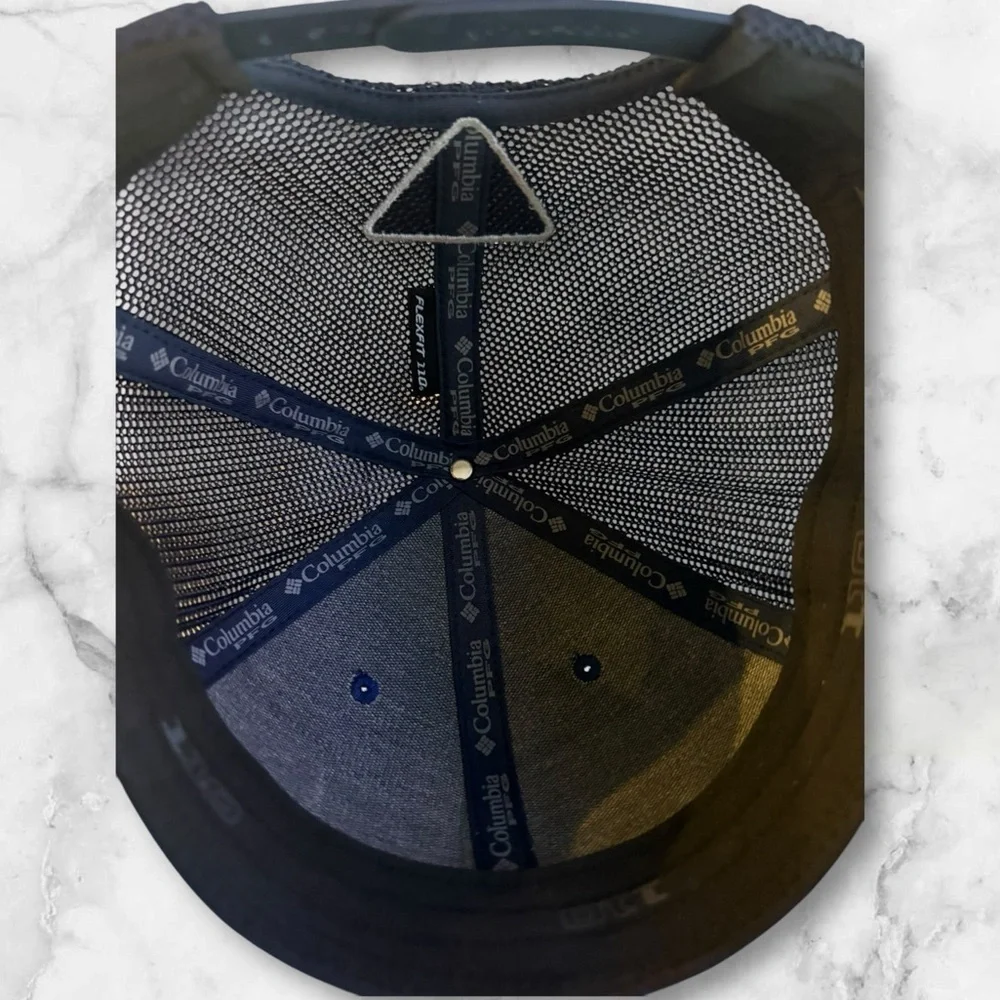 Columbia PFG mesh snapback fish flag ball cap